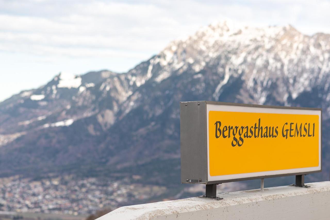 Aparthotel-Almgasthaus Gemsli - A Bisal Oesterreich Ueberm Schweizer Rheintal Sevelen Esterno foto
