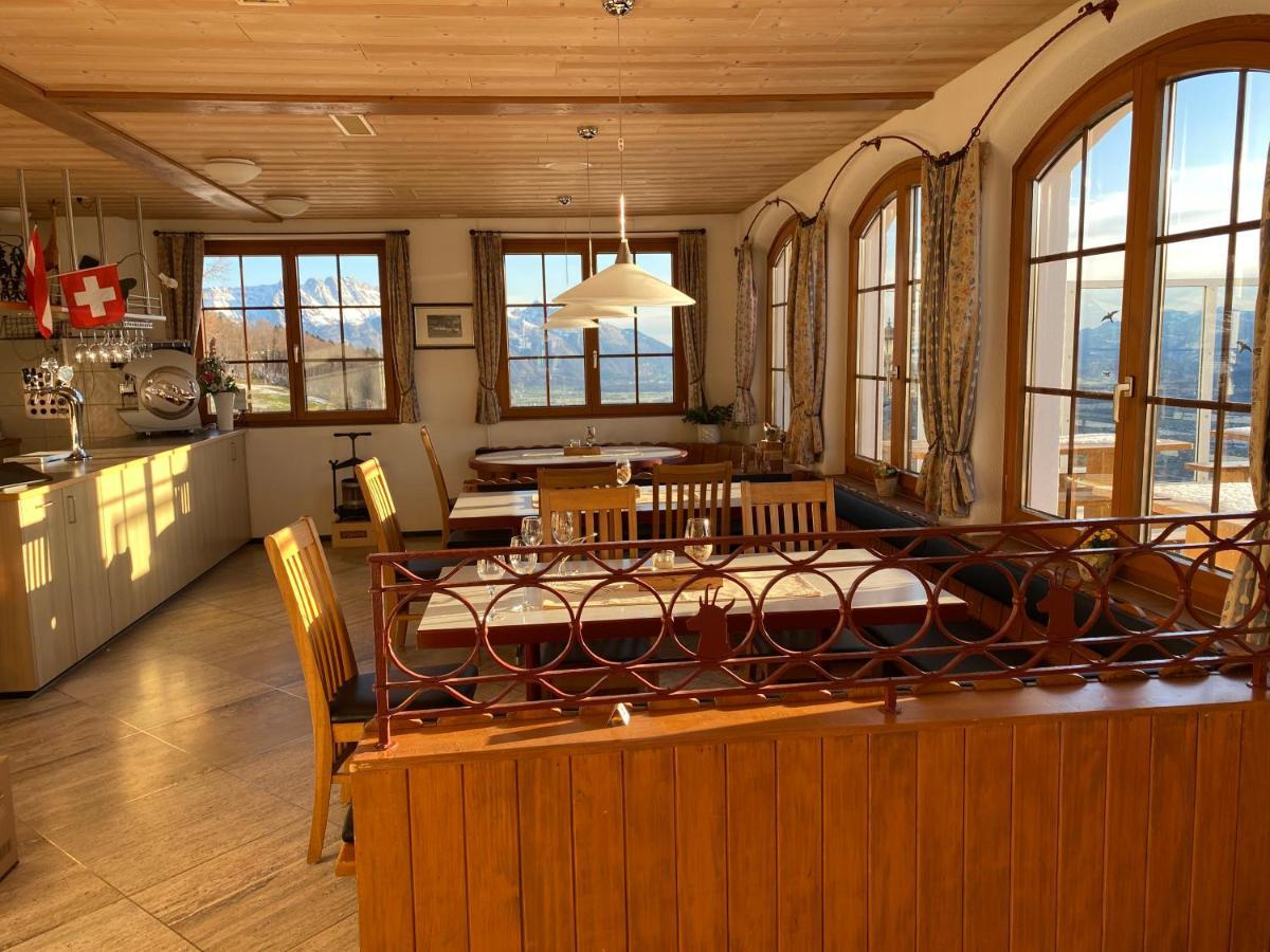 Aparthotel-Almgasthaus Gemsli - A Bisal Oesterreich Ueberm Schweizer Rheintal Sevelen Esterno foto